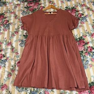 Universal Thread - salmon colored dress/long top - size large